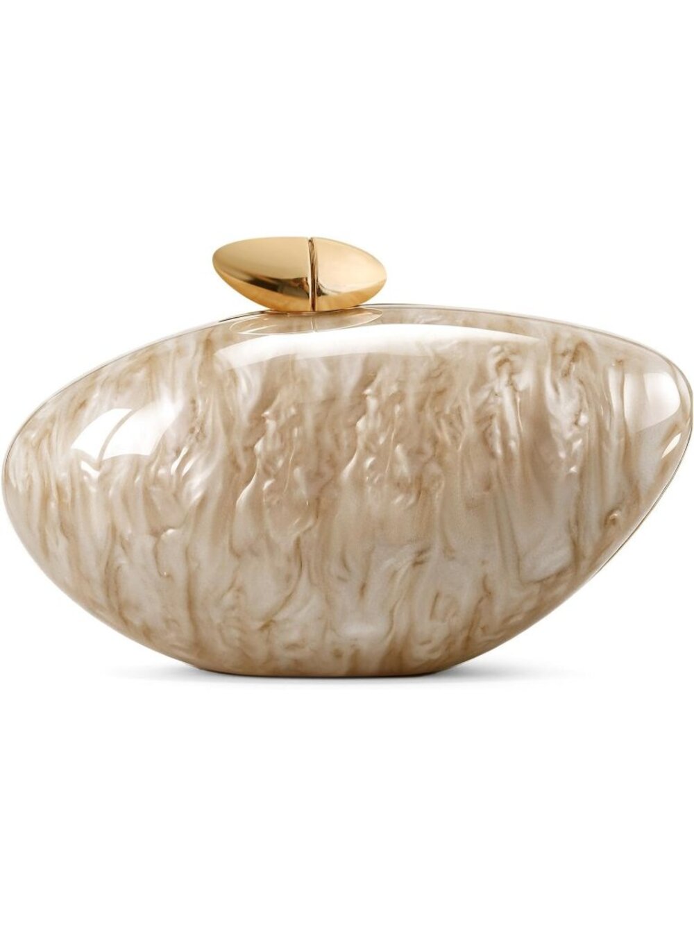 Women Marble-Gold Stylish Acrylic Clutch with Chain Purse Formal Trendy Bag